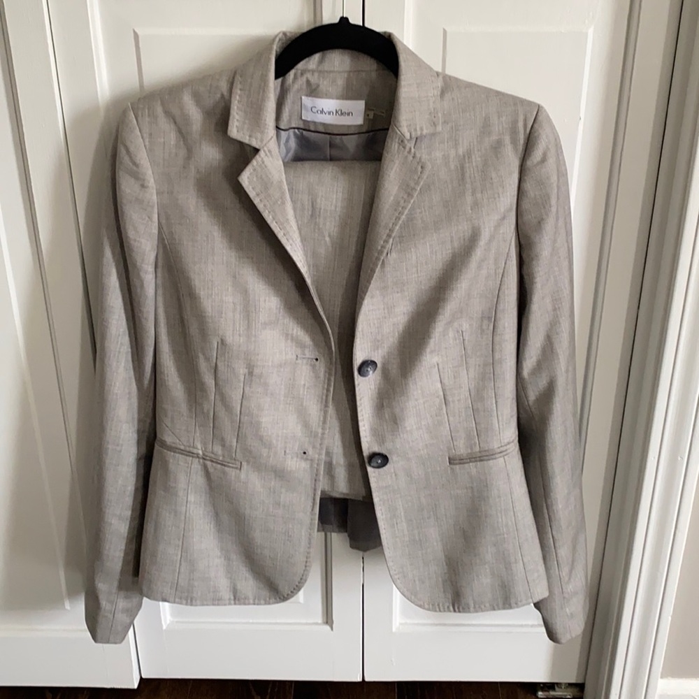 Calvin Klein Pencil Skirt Suit